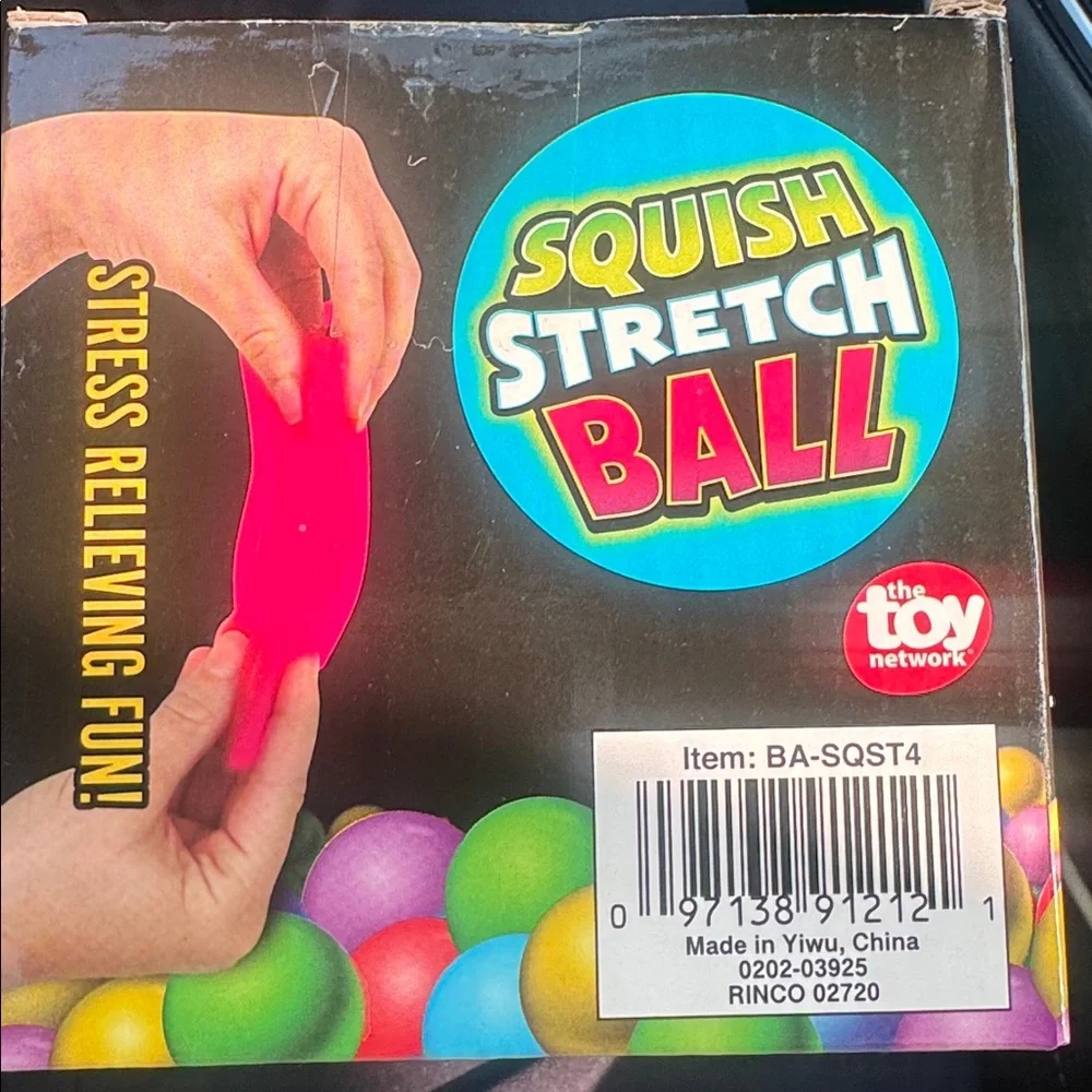 Stretch It or Squeeze It! Bright Green Party Favor Stress Ball